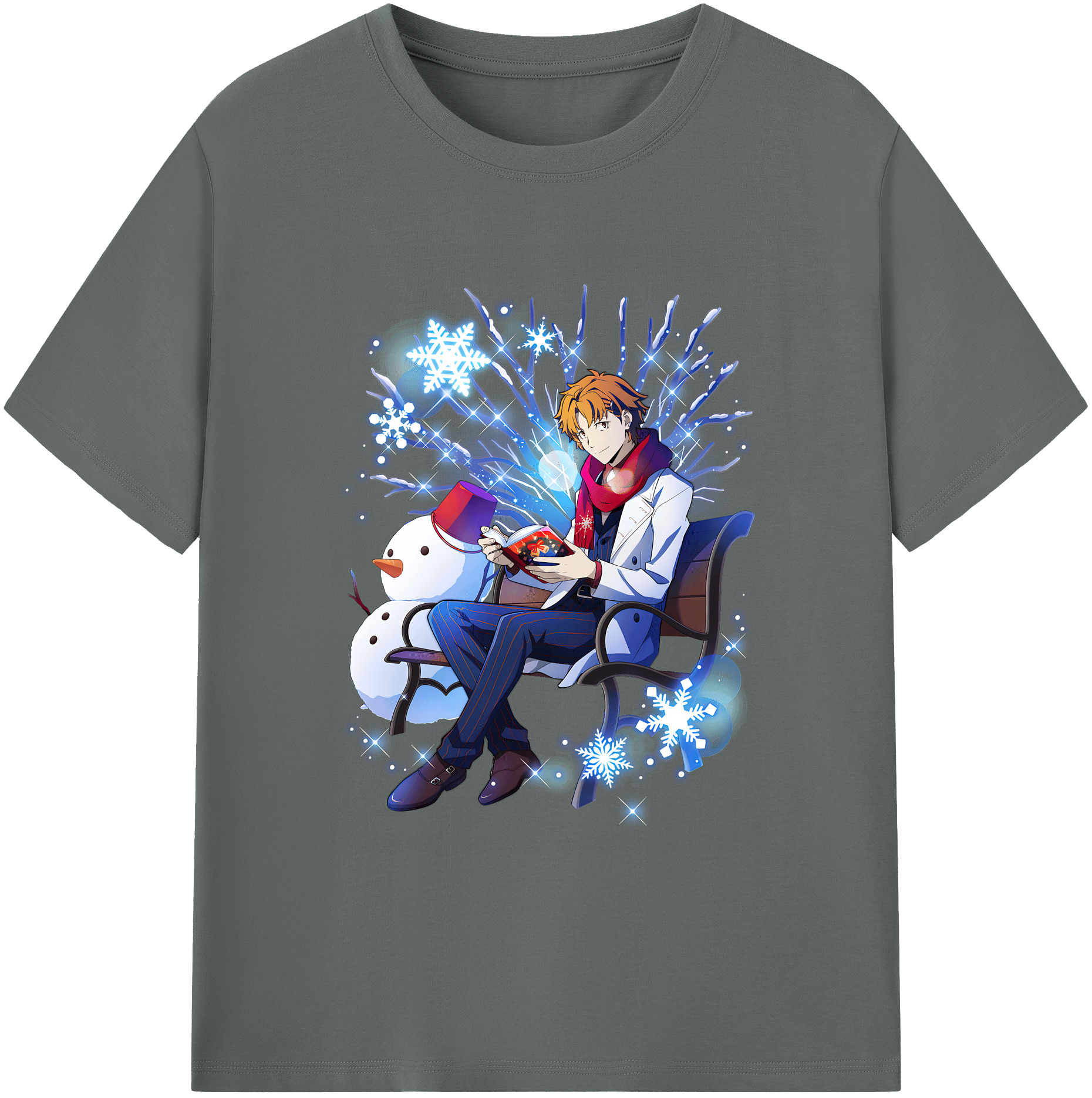 （画像用） 文豪ストレイドッグス Bungo Stray Dogs 綿100％ メンズ半袖Tシャツ｜肌触りやわらか＆通気性
